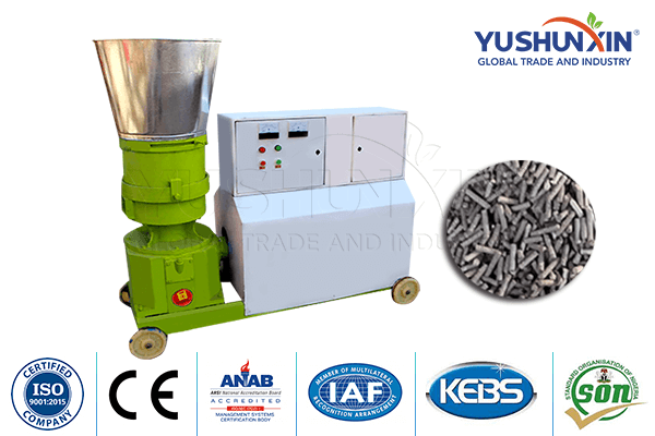Máquina pellet de matriz plana para la producción fertilizantes