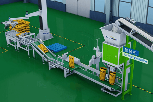 Sistema automático de ensacado de fertilizantes