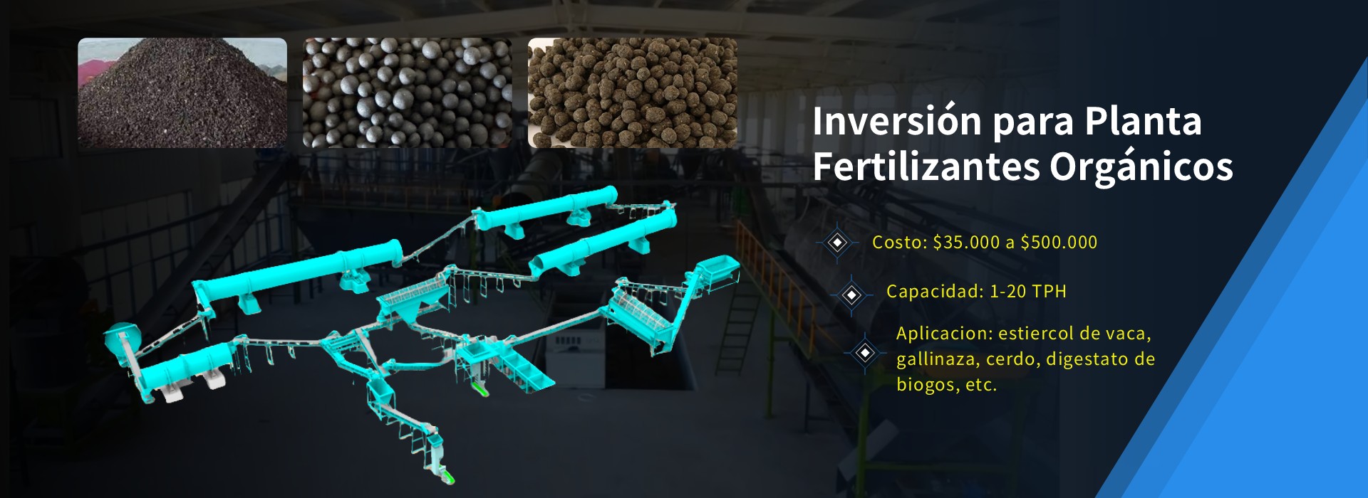 Inversión para Planta de Fertilizantes Orgánicos