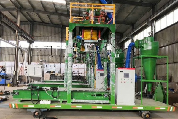 envasadora de fertilizantes en bolsas de una tonelada