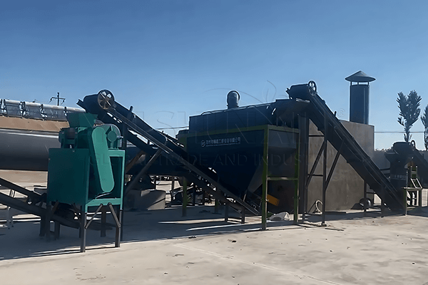 Fábrica de granulación por extrusión de fertilizantes orgánicos