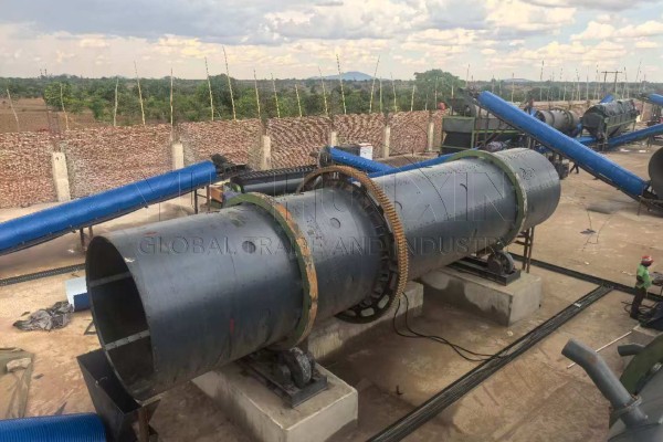 Diseño del sistema de granulación de tambor rotatorio