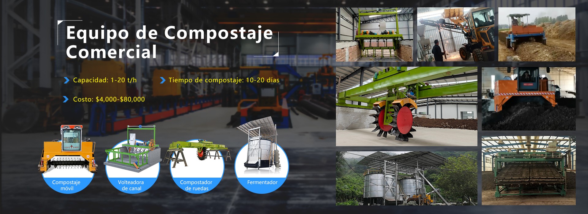 Sistema de Compostaje Comercial