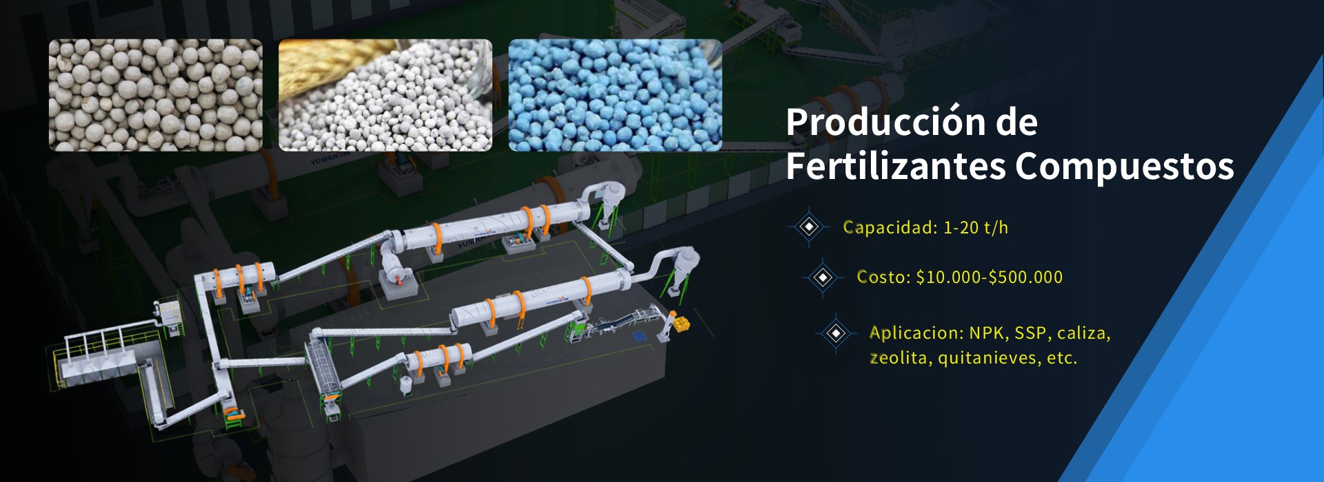 Línea De Producción De Fertilizantes Compuestos