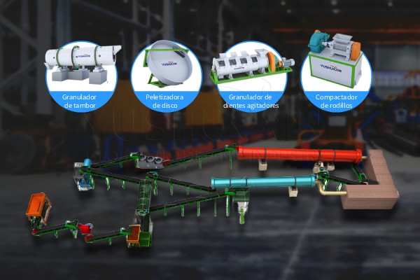 Equipos de Granulación Fertilizantes