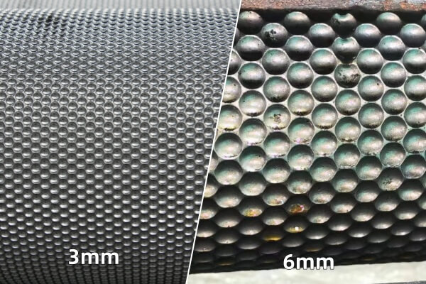Rodillos para fabricar granulos de fertilizantes de 3mm y 6mm