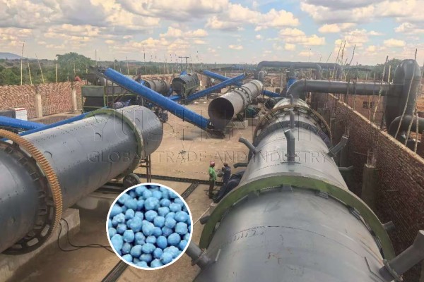 Sistema de granulación en tambor de 10-20 TPH