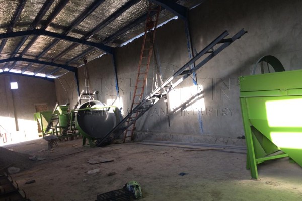 Sistema de granulación de estiércol de vaca a pequeña escala