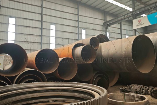 Tambor moldeado integralmente para la fabricación de granuladores rotativos de fertilizantes