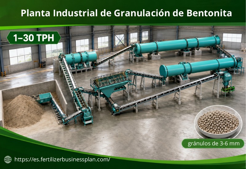 konfigurasi pabrik granulasi bentonit industri